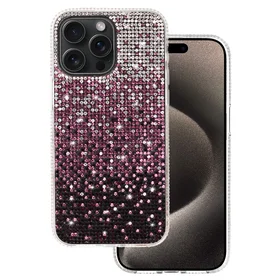 Tel Protect Diamond dėklas telefonui Iphone 16 Pro Max burgundiškas