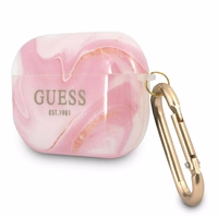 Guess GUAPUNMP AirPods Pro coverpink/rožinis Marble Collection