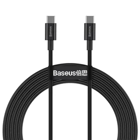 Baseus kabelis Superior PD USB-C - USB-C 2,0m juodas 100W