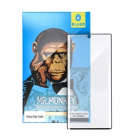 5D Mr. Monkey stiklas - Samsung Galaxy A53 5G juodas (Strong Lite)