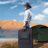 Choetech SC011 saulės įkroviklis 200W nešiojamas saulės skydelis - juodas