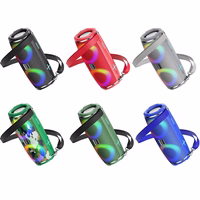 Bluetooth garsiakalbis LED 2 x 5W 2h Hoco HC12 juodas