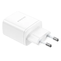 Įkroviklis Borofone BN9 35W 2xUSB-C baltas
