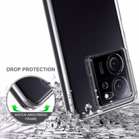 Crong Crystal Shield Cover - Xiaomi 13T / 13T Pro dėklas (skaidrus)