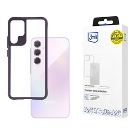 3mk Satin Armor Dėklas+ Violetinis Samsung Galaxy A35 5G - skaidrus