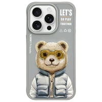 Nimmy Cool&Cute 2.0 Dėklas telefonui iPhone 15 Pro - pilkas