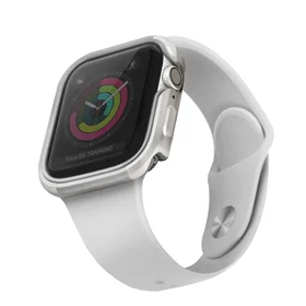 Uniq Valencia dėklas Apple Watch 4 / 5 / 6 / SE 40mm - sidabrinis