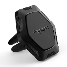 Spigen QS11 Magnetinis automobilio oro angos telefono laikiklis - juodas