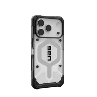 UAG Pathfinder Clear MagSafe Dėklas iPhone 17 Pro - Baltas and Gray