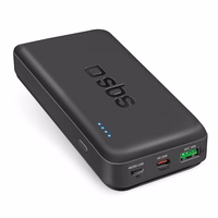 Išorinė baterija SBS TTBB20000PD20K 20000 mAh 20W PD USB-C, USB-A, Micro-USB - juoda