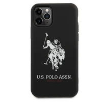 US Polo USHCN65SLHRBK iPhone 11 Pro Max juodas Silicone Collection