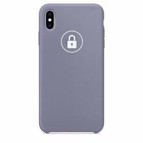 Dėklas "Silicone Case" skirtas iPhone Xs Max / Levander Gray / su įpakavimu