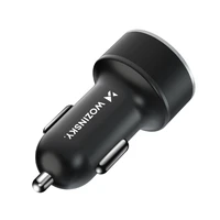 Wozinsky WDCCAC USB-C USB-A 36W automobilinis įkroviklis - juodas