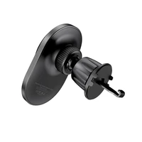 Tech-Protect MM15W-V1 automobilinis telefono laikiklis su MagSafe 15W indukciniu įkrovikliu, tvirtinamas prie oro angos - juodas