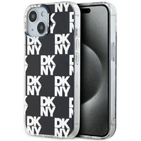 DKNY IML languotas mono raštas dėklas telefonui iPhone 15 / 14 / 13 - juodas
