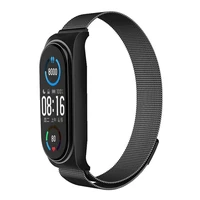 METAL dirželis XIAOMI Mi Band 5 / 6 juodas (01)