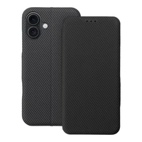 FOLIO Šoninis magnetinis knygos dėklas IPHONE 16 PLUS pilkas