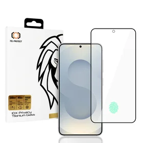 Apsauginis stiklas Tel Protect 10X Privacy Titanium skirtas Samsung Galaxy S25/S24 (su piršto atpažinimu)