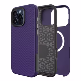Dėklas Perfectionists Triangle Mag Case Apple iPhone 14 Pro Max violetinis