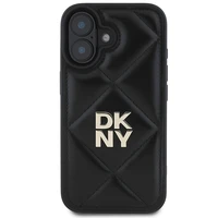 DKNY putuotas Stack logotipas dėklas telefonui iPhone 16 - juodas