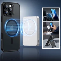 ESR Classic Hybrid Halolock Magnetinis dėklas telefonui + grūdintas stiklas iPhone 16 Pro - pusiau skaidrus