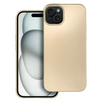METALLIC dėklas telefonui IPHONE 15 Plus Plus auksinis