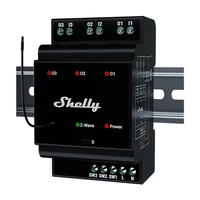 Shelly Qubino Wave Pro 3 Z-Wave 3 kanalų DIN bėgio relė