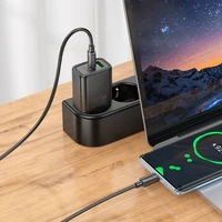 Įkroviklis Hoco USB-C QC PD 20W + kabelis USB-C į USB-C N60 baltas