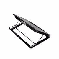 Nešiojamojo kompiuterio aušinimo padėklas, 6 ventiliatoriai su apšvietimu, 2000 RPM., SAVIO COS-01