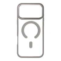 COLOR EDGE MAG COVER magnetinis dėklas telefonui, suderinamas su MagSafe, skirtas IPHONE 17 Pro Max, titano pilkas