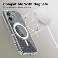 Tech-Protect FlexAir Hybrid Magnetinis dėklas telefonui iPhone 16 - skaidrus