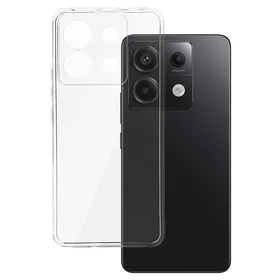 Galinis dėklas 2 mm puikiai tinka XIAOMI REDMI NOTE 13 PRO 5G TRANSPARENT