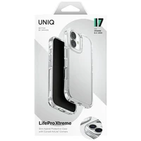 Uniq Lifepro Xtreme dėklas telefonui iPhone 17 - permatomas