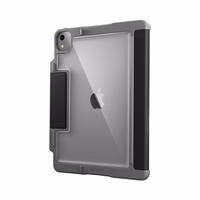 STM Dux Plus - Rugged dėklas iPad Air 11” M3 (2025) / M2 (2024) / iPad Air 10.9” (5th-4th gen.) (2022-2020) MIL-STD-810G with Apple Pencil laikiklis (juodas)