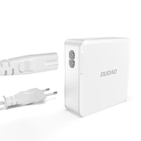 GaN 100W greitas sieninis įkroviklis 2 x USB-C / 2 x USB Dudao A100EU - baltas