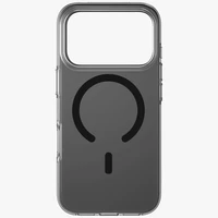 Uniq Clario Magclick įkrovimo dėklas telefonui iPhone 17 Pro – juodas