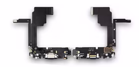 Lanksčioji jungtis skirta iPhone 15 Pro įkrovimo kontaktų, su mikrofonu Blue Titanium originali (used Grade A)