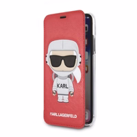 Karl Lagerfeld Karl Space Cosmonaut Dėklas telefonui iPhone X/XS - raudonas