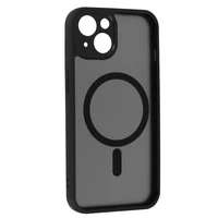 Pilnas matinės Mag dangtis telefonui Iphone 13 - juodas