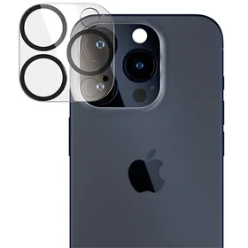 PanzerGlass Picture Perfect kameros apsauga iPhone 15 Pro / 15 Pro Max – su juodu rėmeliu