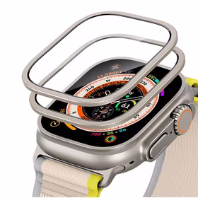 ESR Armorite 2 dalių grūdinto stiklo rinkinys Apple Watch Ultra 49mm - titano spalvos