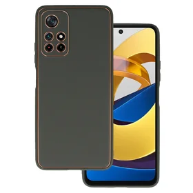 TEL PROTECT Luxury dėklas telefonui Xiaomi Redmi Note 11 5G/Note 11S 5G/Poco M4 Pro 5G grafitas