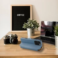 FOLIO Šoninis magnetinis knygos dėklas IPHONE 14 PRO mėlynas