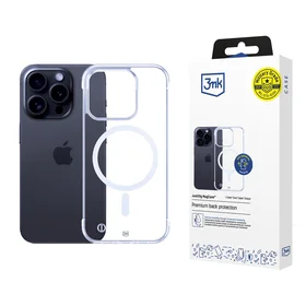 3mk Just20g MagCase dėklas telefonui iPhone 16 Pro Max - skaidrus