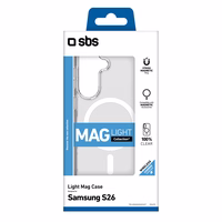 SBS Dėklas Light Mag Protective Dėklas for Samsung Galaxy S26 Ultra suderinamas su MagSafe - skaidrus