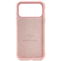 Nimmy Cool&Cute 2.0 Trušio dėklas telefonui iPhone 17 Pro - rožinis