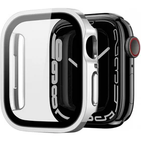 LCD apsauginis stikliukas/dėklas Dux Ducis Hamo Apple Watch 45mm sidabrinis