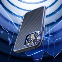 Rock Kevlar serijos Aramido pluošto dėklas Iphone 15 Pro Max juodas