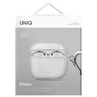 Uniq Glase dėklas AirPods 4 - permatomas