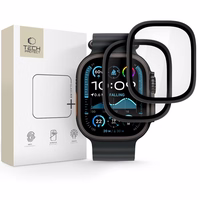 Tech-Protect Stiklo Žiedas 2 rinkinys Apple Watch Ultra 49mm - juodas